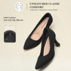 Ascenelle Women’s Comfortable Pumps with Arch Support