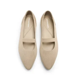 Ascenelle Women’s Comfortable Mary Jane Flats Knit Edition