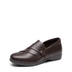 Ascenelle Women's Ergonomic Slip-on Comfort Loafers with Wide Toe Box