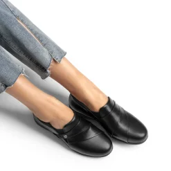 Ascenelle Women's Ergonomic Slip-on Comfort Loafers with Wide Toe Box