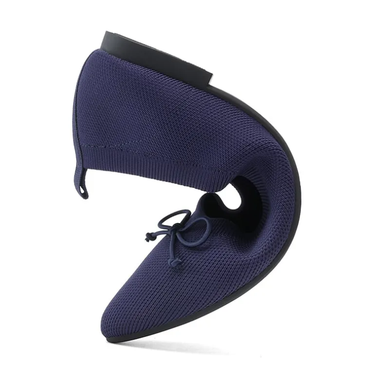 Ascenelle Women’s Foldable Breathable Bow Flats Knit Edition
