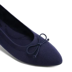 Ascenelle Women’s Foldable Breathable Bow Flats Knit Edition