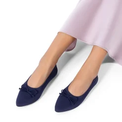 Ascenelle Women’s Foldable Breathable Bow Flats Knit Edition