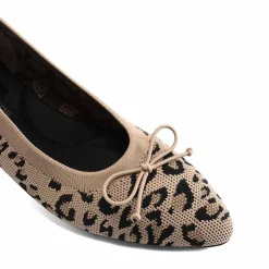 Ascenelle Women’s Foldable Breathable Bow Flats Knit Edition
