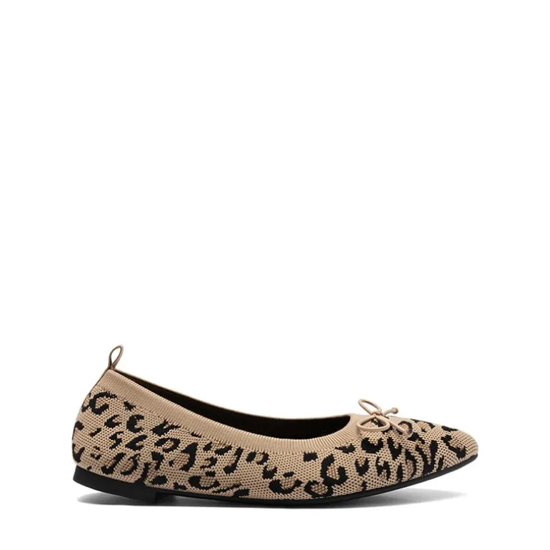 Ascenelle Women’s Foldable Breathable Bow Flats Knit Edition