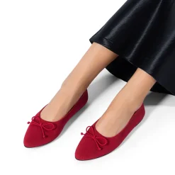 Ascenelle Women’s Foldable Breathable Bow Flats Knit Edition