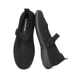 Ascenelle Women's Mary Jane Flats with Arch Support Knit Edition