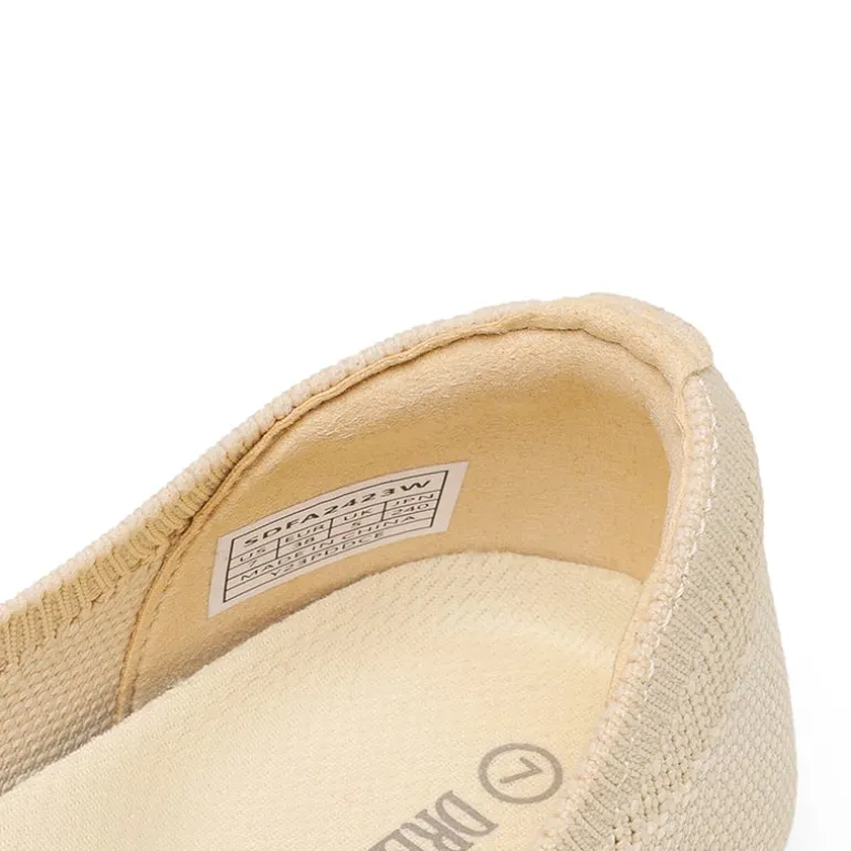Ascenelle Women’s Round-Toe Arch-Support Ballet Flats Knit Edition