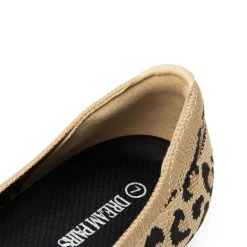 Ascenelle Women’s Round-Toe Arch-Support Ballet Flats Knit Edition