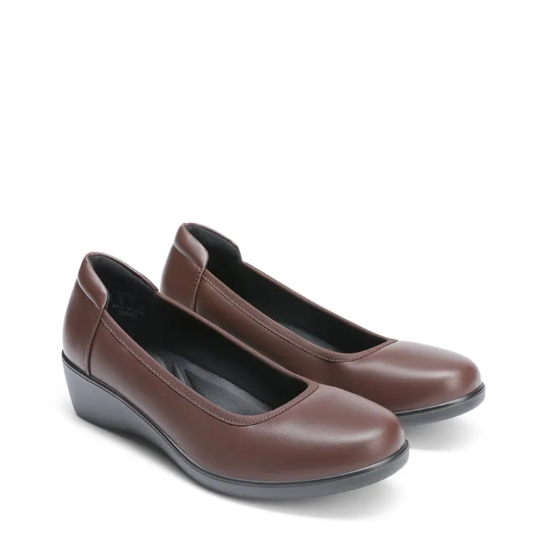 Ascenelle Women's Sustainable Wedge Heel Pumps