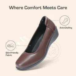 Ascenelle Women's Sustainable Wedge Heel Pumps
