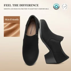 Ascenelle Women's Sustainable Block Heel Pumps
