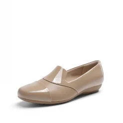 Ascenelle Women’s Wide Fit Elastic Loafers