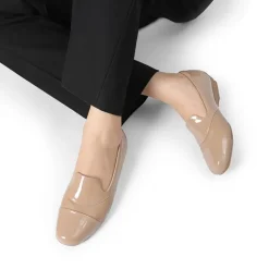 Ascenelle Women’s Wide Fit Elastic Loafers