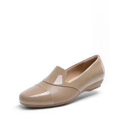 Ascenelle Women’s Wide Fit Elastic Loafers