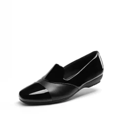 Ascenelle Women’s Wide Fit Elastic Loafers