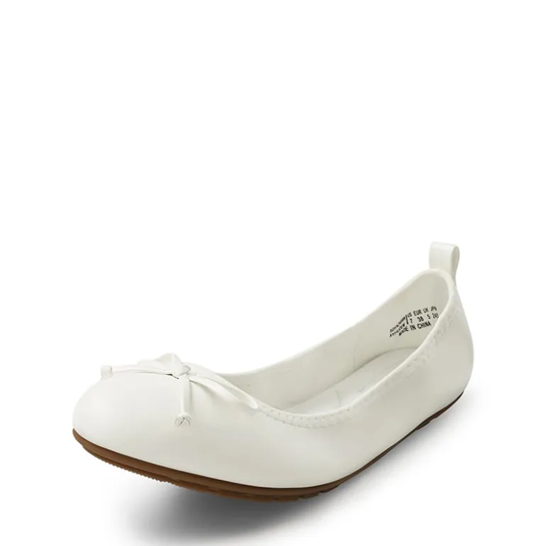 Ascenelle Women’s Wide-Toe Ballet Flats with Arch Support