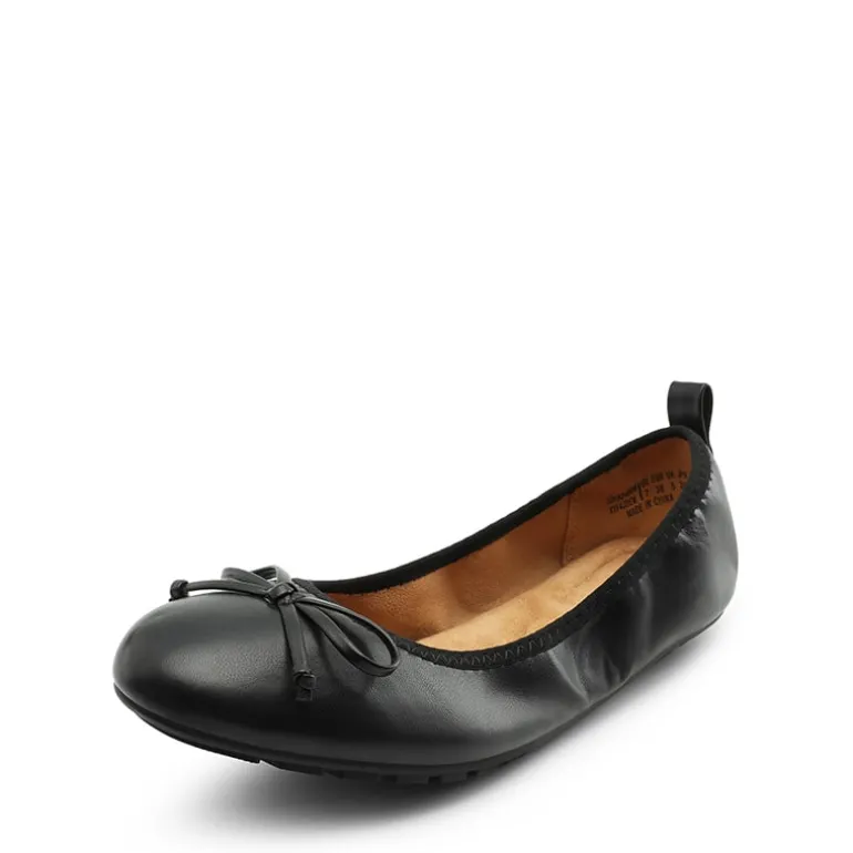 Ascenelle Women’s Wide-Toe Ballet Flats with Arch Support