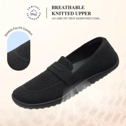 Ascenelle Women's Wide Toe Barefoot Loafers