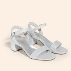 Ascenelle Women’s Wide-Toe Single-Strap Block Heel Sandals