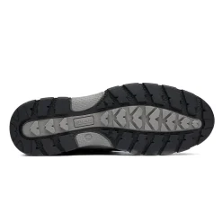 Black Leather Mid Calf Snow Boots