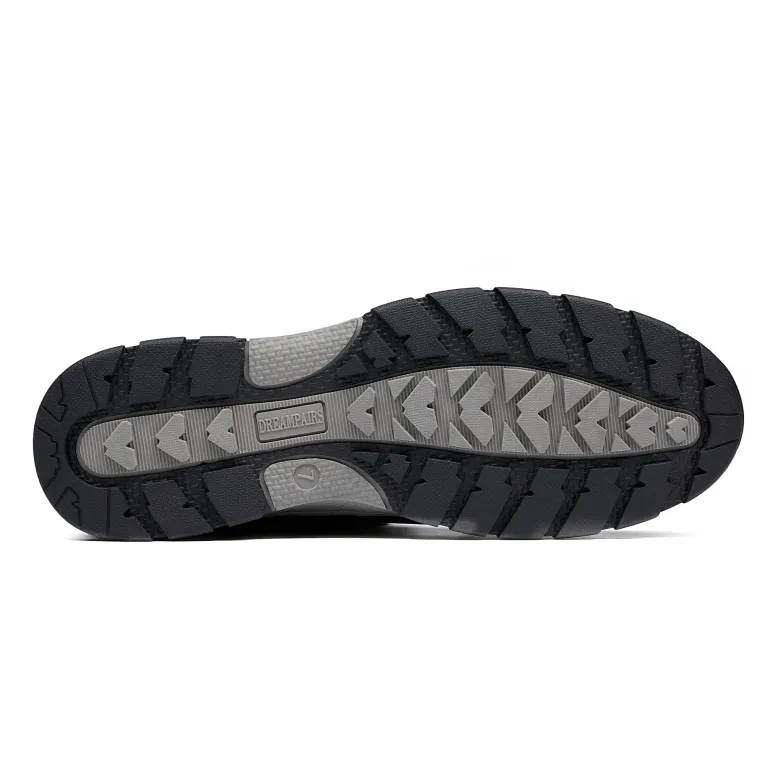 Black Leather Mid Calf Snow Boots