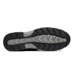 Black Leather Mid Calf Snow Boots