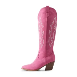 Block Heel Knee-high Cowgirl Boots