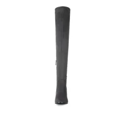 Block Heel Over The Knee Boots