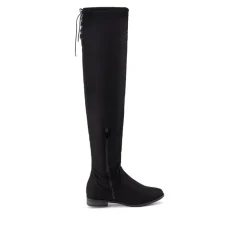 Block Heel Over The Knee High Boots