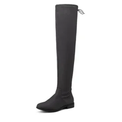 Block Heel Over The Knee High Boots