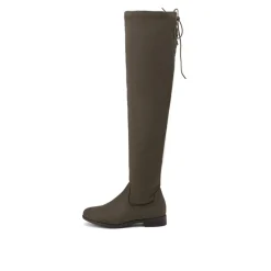 Block Heel Over The Knee High Boots