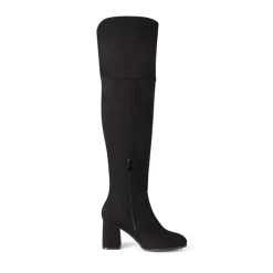 Block Heel Suede Over The Knee Boots