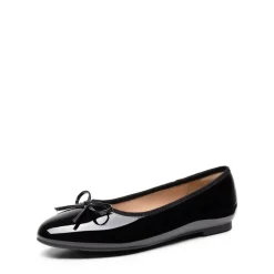 Bow Dual-tone Cap Toe Flats