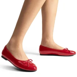 Bow Dual-tone Cap Toe Flats