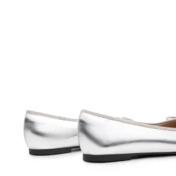 Bow Dual-tone Cap Toe Flats