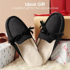 Bowknot Fuzzy Cozy Slippers