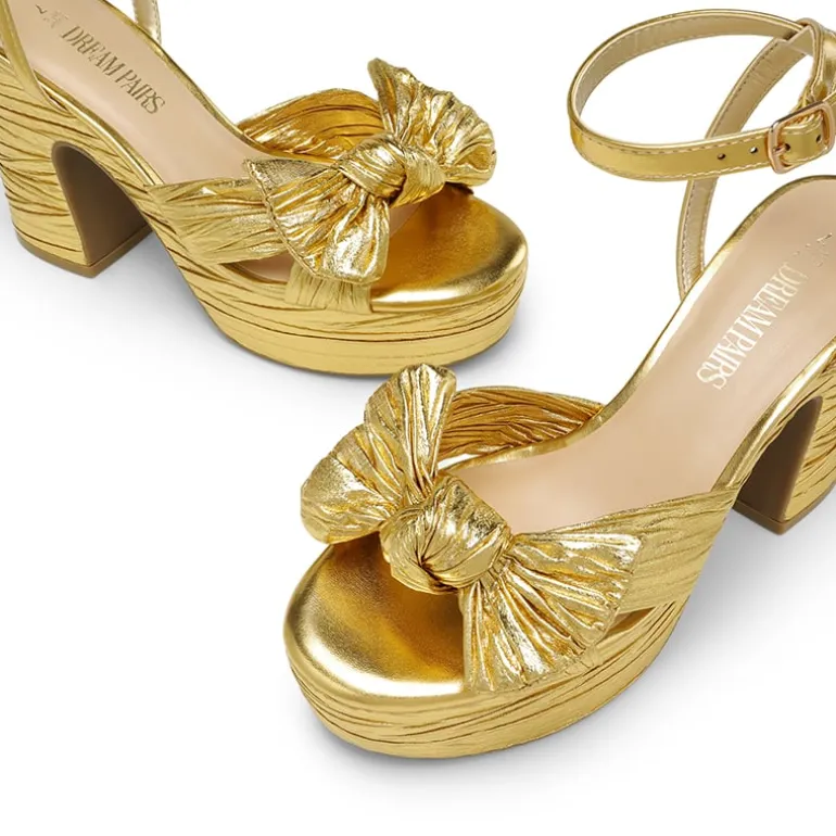 Bow Knot Platform Sandals