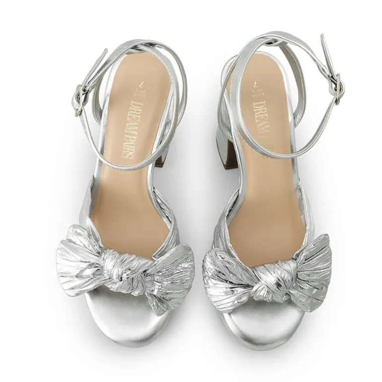 Bow Knot Platform Sandals