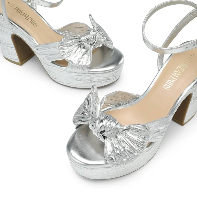 Bow Knot Platform Sandals