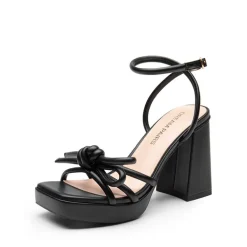 Bowknots Crystal Heeled Sandals