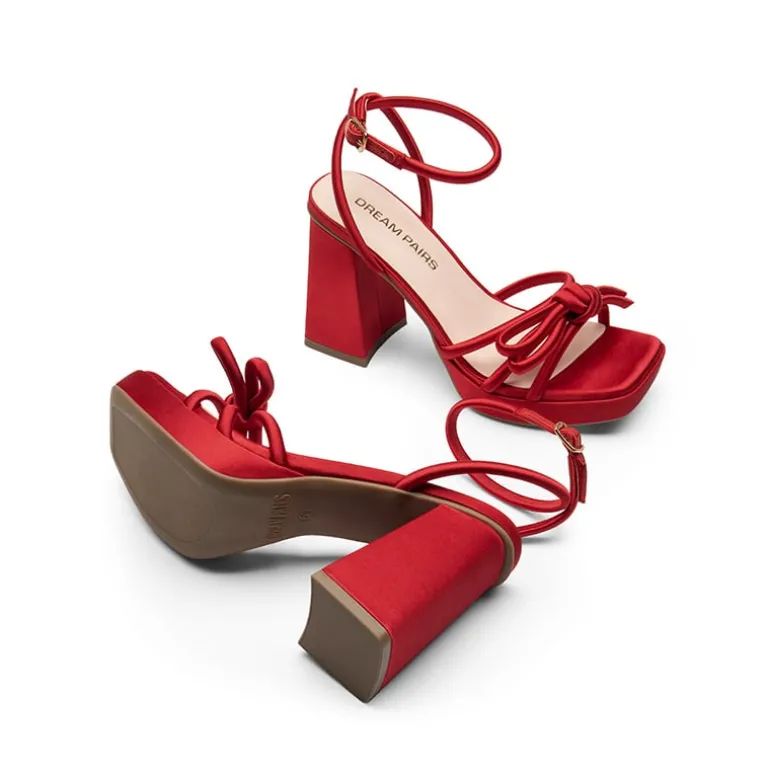 Bowknots Crystal Heeled Sandals