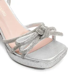 Bowknots Crystal Heeled Sandals