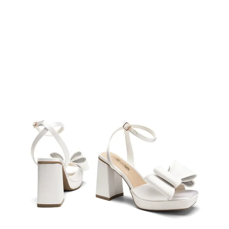 Bow Platform Chunky Sandals