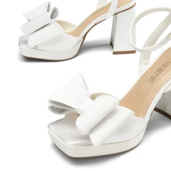 Bow Platform Chunky Sandals