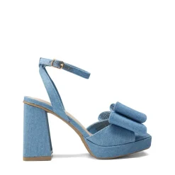 Bow Platform Chunky Sandals