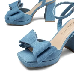 Bow Platform Chunky Sandals