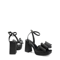 Bow Platform Chunky Sandals