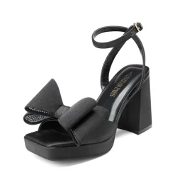 Bow Platform Chunky Sandals