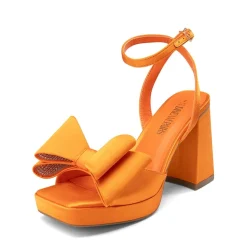 Bow Platform Chunky Sandals